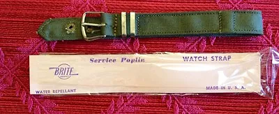 Vintage Trench Fixed Lugs Watch BAND NOS 1/2  12.7mm USA Military 1 Piece B00 • $18.50