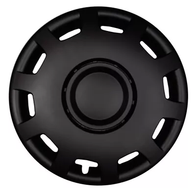 Hubcaps Blinds Set 13 Inch IN Black Matte 4x Premium Design Hub Caps • $727.27