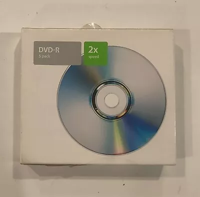 Apple Mac 5-Pack DVD-R 4.7GB Media SEALED NIB NOS M8405ZM/A • $9.99