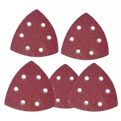 £3.99 • Buy Delta Sanding Sheets 93mm Triangle Sanding Pads 40 60 80 120 Or Mixed Grit