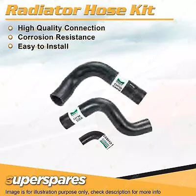 Superspares Radiator Hose Kit For Ford Falcon XT XW 4.9L V8 Carb 302ci 1968-1970 • $57.95