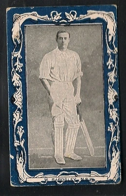 £9.99 • Buy Wills (Vice -Regal), AUSTRALIAN & SA CRICKETERS,  W. BARDSLEY, NSW, Good, 1910