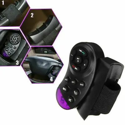 Universal Wireless Car Steering Wheel Button Remote Control For CD DVD MP3 GPS • $13.05