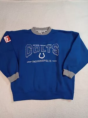 Vintage Lee Sport Indianapolis Colts NFL Sweatshirt Size Large • $19.99