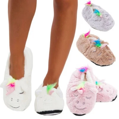 $30.12 • Buy Slippers Woman Unicorn Slippers Echo Fur Hair Fashion Low JH7781