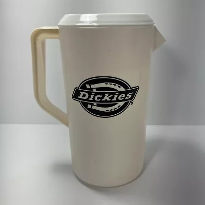 Dickies Rubbermaid Drink Tea Beer Pitcher 2.25 Quart Lid Good's Store VTG • $6.99