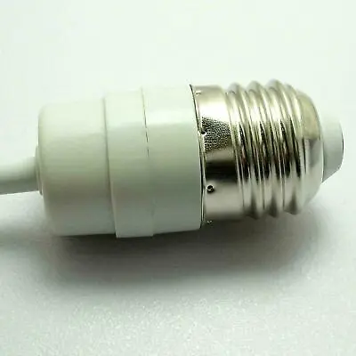 E27 Adaptor Plug Connector Lamp Socket Extension Edison Screw Light Bulb Holder • £5.25