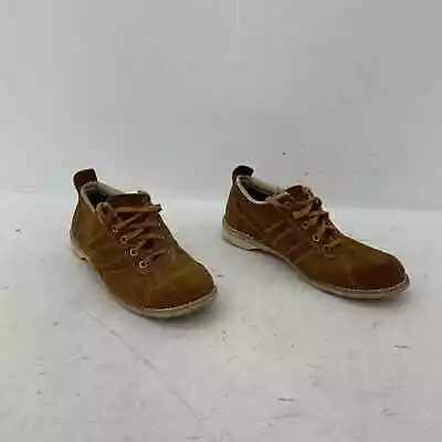 VTG Made In USA Cosmic Brown Leather Women's Bowling Shoes Size 8 • $75