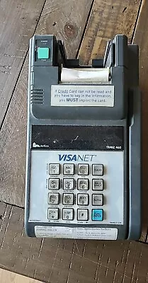 Verifone Credit Card Terminal Tranz 460 Base Only. Powers On. (no Power Supply) • $25