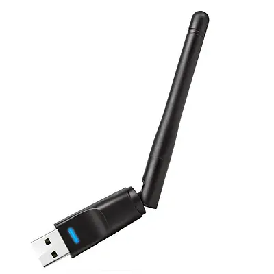 150Mbps USB WiFi Wireless Card With Antenna LAN Adapter For PC Laptop TV Boxes • £6.29