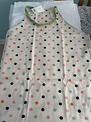 Cath Kidston Full Cotton Apron- Spots - Cream Mix New With Tags • £15.99
