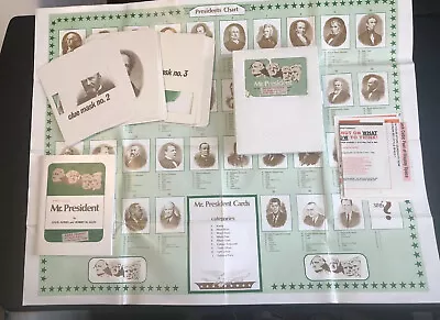 Man Called Mr. President Card Game Teaching School Teacher History Vintage 1970 • $59.99