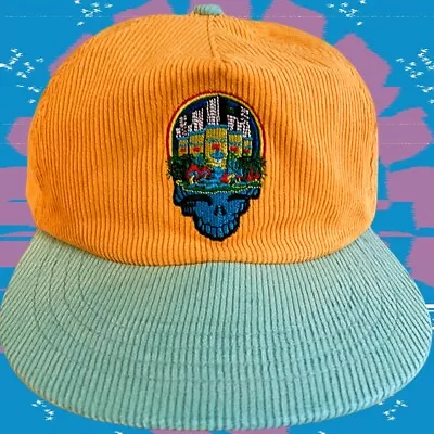 Snakebootz Corduroy Cap Hat Beer Garden 2 Bear Skull Mushroom Snapback • $24.99