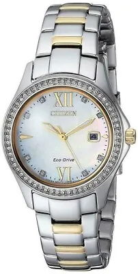 Citizen Eco Drive Womens Quartz Stainless Steel Casual Watch FE1144-85B NWT • $69