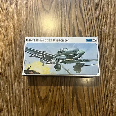 Frog 1:72 WWII Junkers Ju87G Stuka Bomber Vintage Model Airplane Kit F181 NOB • $29.69