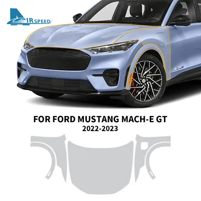 Hood Precut Paint Protection Film Clear PPF For Ford Mustang Mach-E GT 2022-2023 • $179.99