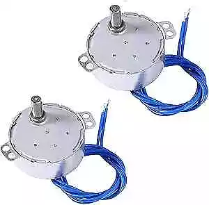 2PCS Synchronous Synchron Motor 50/60Hz AC 100~127V 4W 2.5-3RPM/MIN CCW/CW For  • $16.24