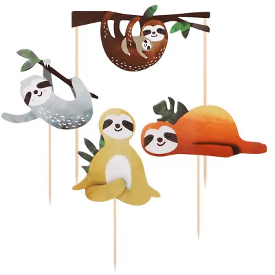  Graduation Cake Topper Sloth Birthday Party Supply Decorations • £5.87