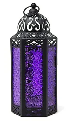 Moroccan Candle Lantern Decorative Candle Holder Lamp For Indoor Outdoor Ram... • $29.75