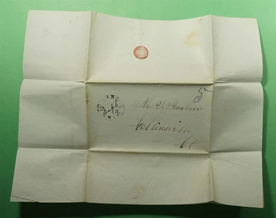 $3.25 • Buy DR WHO 1826 TOLLAND MA STAMPLESS F/L PAID 5C TO COLLINSVILLE CT  I62200