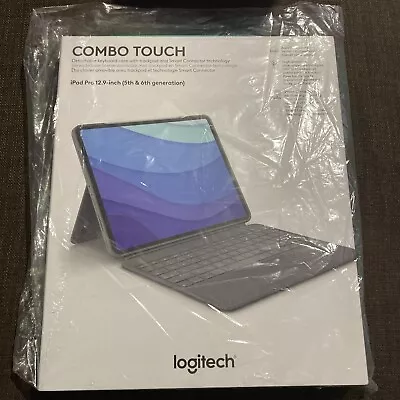 Logitech Combo Touch Keyboard Case For 12.9  Apple IPad Pro 5th - 6th Gen. • £200