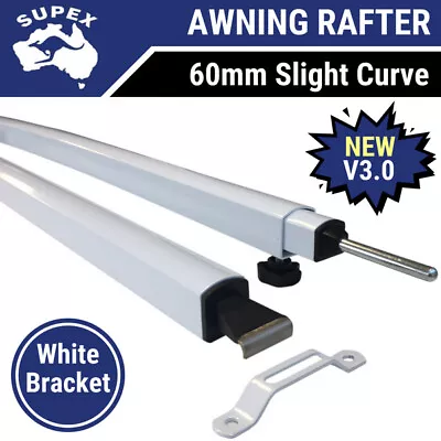 Supex 563V Slight Curved Roof Rafter - Carefree Dometic Roll-Out Caravan Awning • $69.95