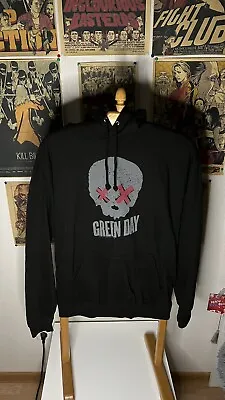 Rare Green Day 2012 Skull Big Logo Vintage Hoodie • $69