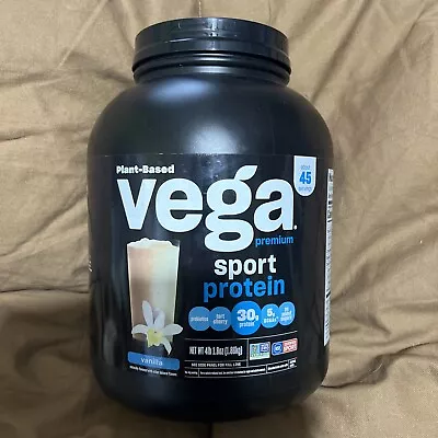 Plant-based Vega Sport Protein Vanilla Flavor 4 Lb 1 1 Oz 1 85 Kg Gluten-Free • $81.99