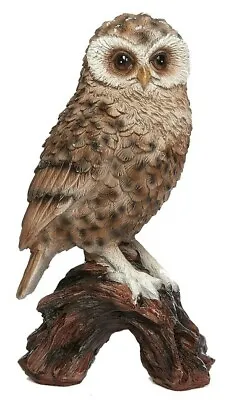 Owl Garden Ornament Statues Sculpture Outdoor Heavy Resin Bird Figurine  • £16.83