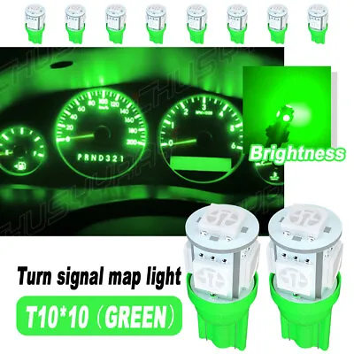 10x GREEN Interior LED Lights Kit For 2008 - 2011 2012 2013 Infiniti G37 • $9.49