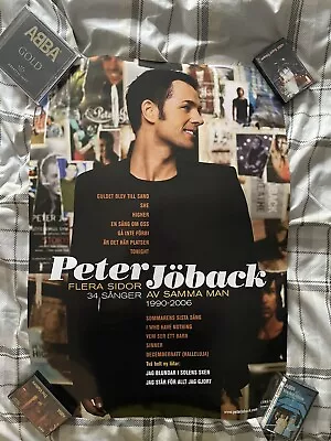 Peter Jöback Swedish Album Promo Poster  (ABBA Interest) • £7.99