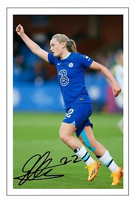 ERIN CUTHBERT Signed Autograph 6x4 PHOTO Gift Signature Print CHELSEA LADIES • £3.79