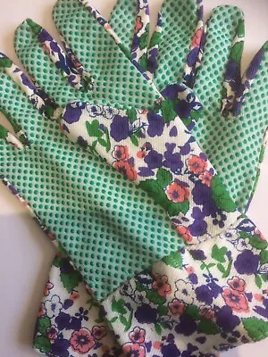 Ladies Polka Dot Gardening Gloves Pack Of 10 Pairs • £5