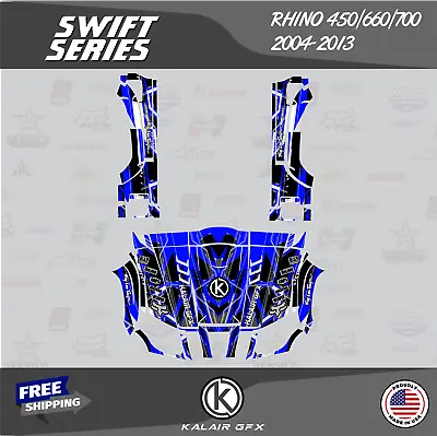 Graphics Kit For Yamaha Rhino 450/660/700 2004-2013 SWIFT-Blue 16 MIL • $274.99