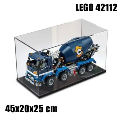 Display Case Storage Box For LEGO 42112 Technic Concrete Mixer Truck Block Build • $118.99