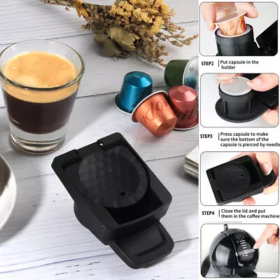 Reusable Coffee Capsule Nespreso1 Pod Holder Adapter For Krups Dolce Gusto Maker • $15.99