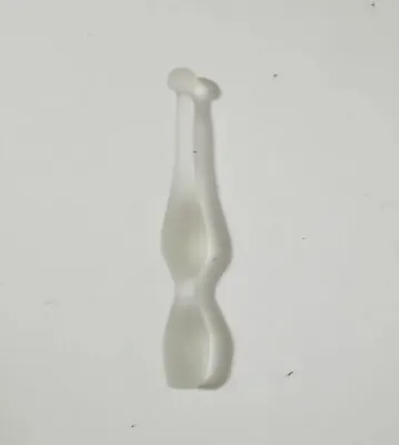 Vintage Glass Bottle Stopper Frosted 5.75 In Long • $8.99