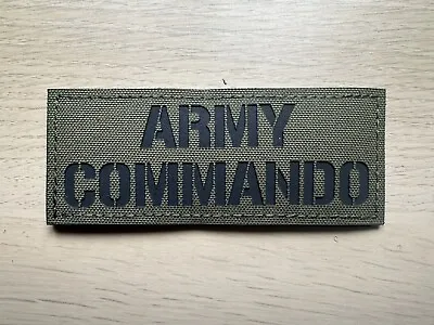 Army Commando Patch Olive Green. UK SELLER • £8