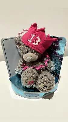 Me To You - Happy 13th Birthday Hat - Tatty Bear - Brand New - Sealed • £13.99