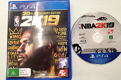 NBA 2K19 20th Anniversary Edition PS4 Sony PlayStation 4. 30 Day Warranty. • $17.95