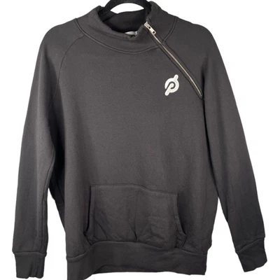 $29 • Buy Peloton Sweatshirt Womens Size L Black Incline Side Zip Pullover Long Sleeve...