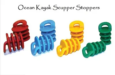 Ocean Kayak Scupper Stoppers Plugs (Set Of 2) Choose Size • $7.95