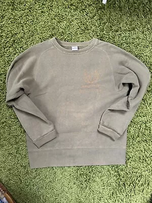 Buzz Rickson Loopwheel Sweatshirt M Army Green Eighth Air Force WWII Cotton • $85