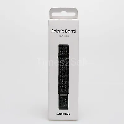 Samsung Original Fabric Band For Galaxy Watch 4 5 And 6  20mm M/L Black NEW • $14.95