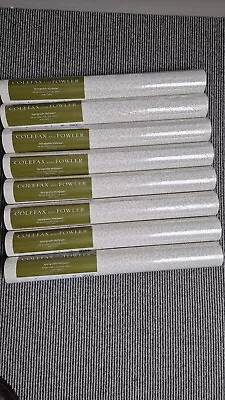 8 Rolls Colefax & Fowler Wendle Silver Wallpaper - Read Description  • £80