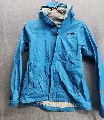 $39.95 • Buy Patagonia Womens Fresh Teal H2no Torrentshell Waterproof Rain Jacket Sz Small