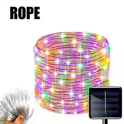 Waterproof LED Solar Tube String Lights For Garden Christmas Decor Fence • $10.80