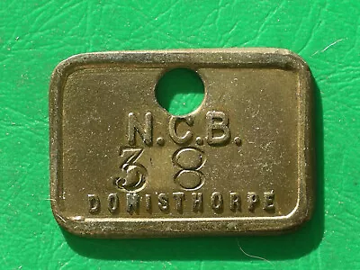 Donisthorpe Colliery Leics. Brass NCB Pit Check Miners Mining Token Tally • £6.99