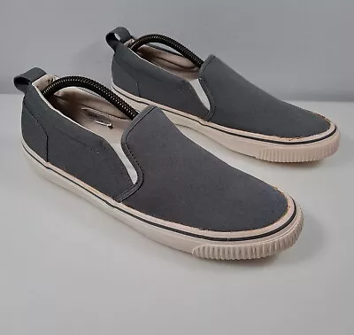 Fat Face Men’s Organic Slip-on Trainer Grey Size UK 10 - NWD • £6.40