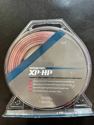 Monster XP-HP 10/10 10 Feet RS Compact Time Correct HP Speaker Cable Stereo Pair • $34.95
